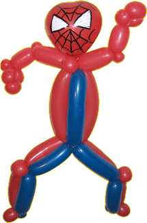 Spider Man Balloon Sculpture